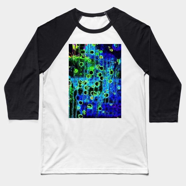 Neon Light Baseball T-Shirt by HIghlandkings